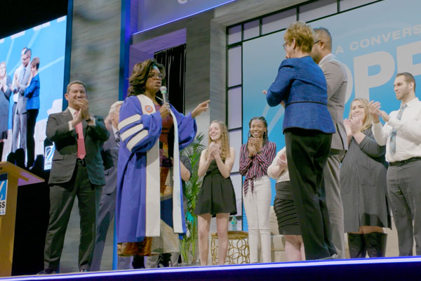 Live Event Video Footage from UMass Lowell Oprah Event